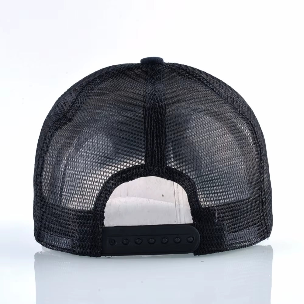 Fashion Letter Embroidery Baseball Cap for Men Women Summer Breathable Mesh Snapback Hat Unisex Hip Hop Trucker Bone Gorras