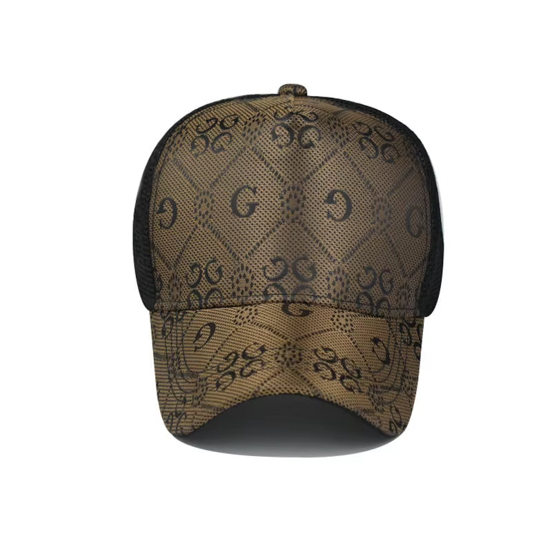 Summer2021 Quick Drying Baseball Caps Men Women Plaid Letter Casual Mesh Sun Protection Breathable Adjustable Gorras Snapback