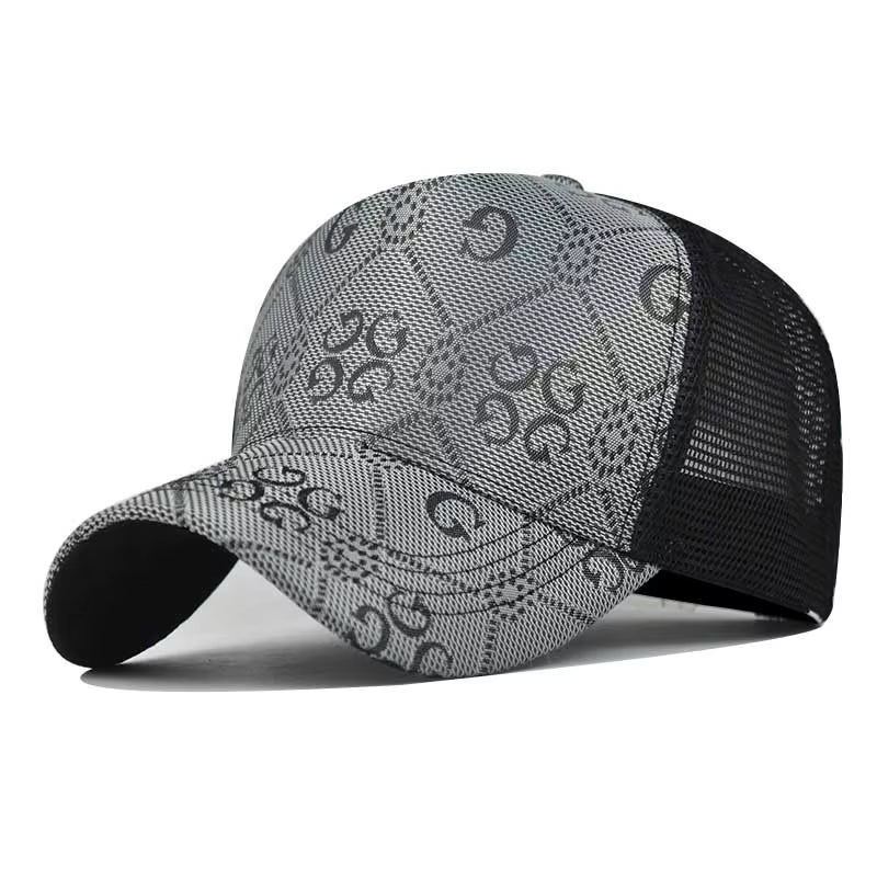 Summer2021 Quick Drying Baseball Caps Men Women Plaid Letter Casual Mesh Sun Protection Breathable Adjustable Gorras Snapback