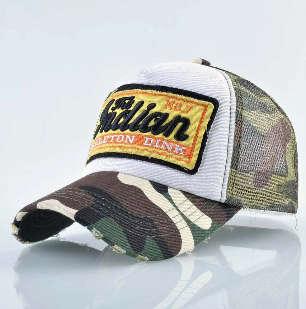 Fashion Letter Embroidery Baseball Cap for Men Women Summer Breathable Mesh Snapback Hat Unisex Hip Hop Trucker Bone Gorras