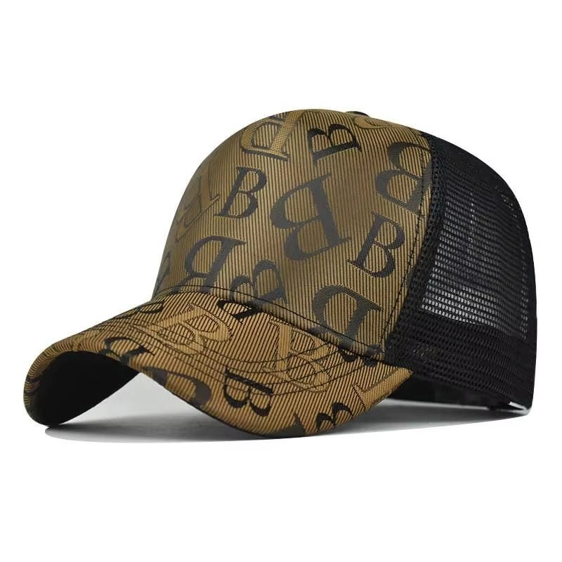 Summer2021 Quick Drying Baseball Caps Men Women Plaid Letter Casual Mesh Sun Protection Breathable Adjustable Gorras Snapback