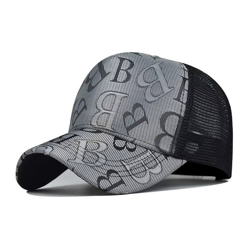 Summer2021 Quick Drying Baseball Caps Men Women Plaid Letter Casual Mesh Sun Protection Breathable Adjustable Gorras Snapback